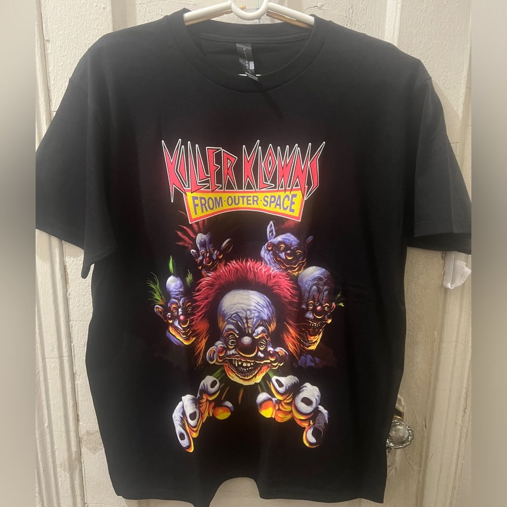 NWOT Killer Klowns from outer space Black T-shirt mens Sz large excellent